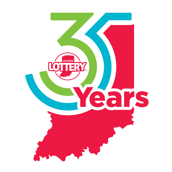 Hoosier Lottery 35 Years logo